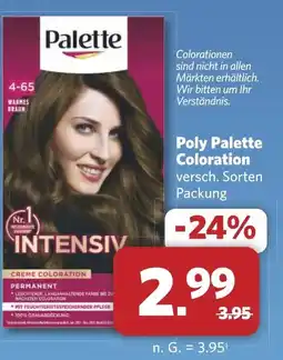 Combi Poly Palette Coloration aanbieding