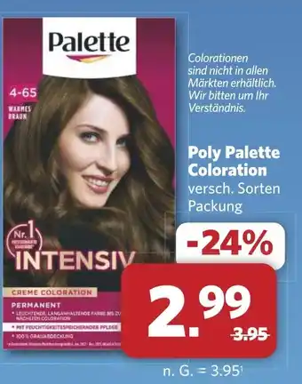 Combi Poly Palette Coloration aanbieding