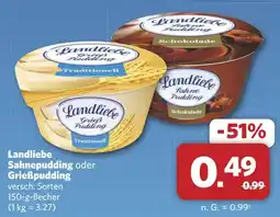 Combi Landliebe Sahnepudding oder Grieẞpudding aanbieding