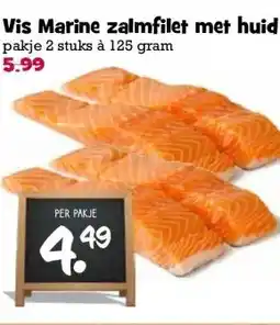 Boon`s Markt Vis Marine zalmfilet met huid aanbieding