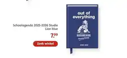 Bruna Schoolagenda 2025-2026 Studie Lion blue aanbieding