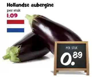 Boon`s Markt Hollandse aubergine aanbieding