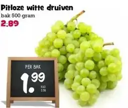 Boon`s Markt Pitloze witte druiven bak 500 gram aanbieding