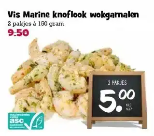 Boon`s Markt Vis Marine knoflook wokgarnalen aanbieding
