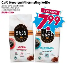 Boon`s Markt Café Nova snelfiltermaling koffie aanbieding