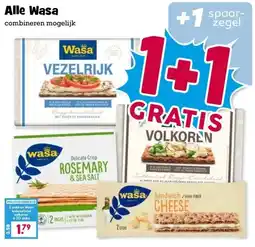 Boon`s Markt Alle Wasa combineren mogelijk aanbieding