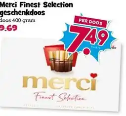 Boon`s Markt Merci Finest Selection geschenkdoos aanbieding