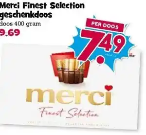 Boon`s Markt Merci Finest Selection geschenkdoos aanbieding