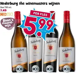 Boon`s Markt Nederburg the winemasters wijnen aanbieding