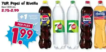 Boon`s Markt 7UP. Pepsi of Rivella aanbieding