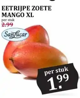 Boon`s Markt EETRIJPE ZOETE MANGO XL per stuk aanbieding