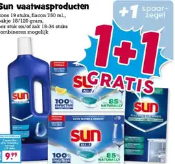 Boon`s Markt Sun vaatwasproducten aanbieding