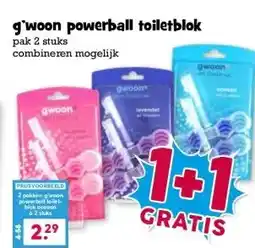 Boon`s Markt g'woon powerball toiletblok aanbieding