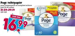 Boon`s Markt Page toiletpapier aanbieding