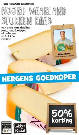 Boon`s Markt NOORD WAARLAND STUKKEN KAAS aanbieding