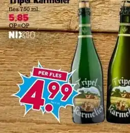 Boon`s Markt Tripel Karmeliet fles 750 ml. aanbieding