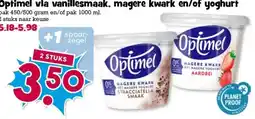 Boon`s Markt Optimel vla vanillesmaak, magere kwark en/of yoghurt aanbieding