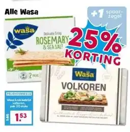 Boon`s Markt Alle Wasa aanbieding