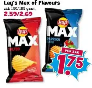 Boon`s Markt Lay's Max of Flavours aanbieding