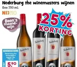 Boon`s Markt Nederburg the winemasters wijnen aanbieding