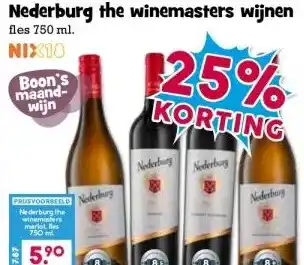 Boon`s Markt Nederburg the winemasters wijnen aanbieding