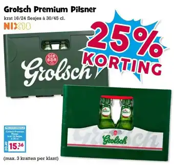 Boon`s Markt Grolsch Premium Pilsner aanbieding