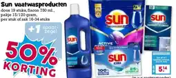 Boon`s Markt Sun vaatwasproducten aanbieding