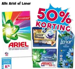 Boon`s Markt Alle Ariel of Lenor aanbieding