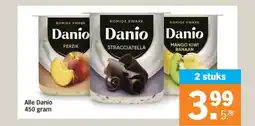 Albert Heijn Alle Danio 450 gram aanbieding