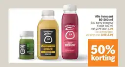 Albert Heijn Alle innocent 80-500 ml aanbieding
