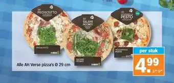 Albert Heijn Alle AH Verse pizza's Ø 29 cm aanbieding