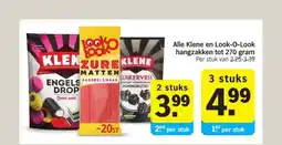 Albert Heijn Alle Klene en Look-O-Look hangzakken tot 270 gram aanbieding