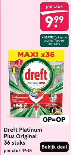 Etos Dreft Platinum Plus Original aanbieding