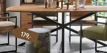 Pronto wonen Woonserie Romaro: Eettafel aanbieding