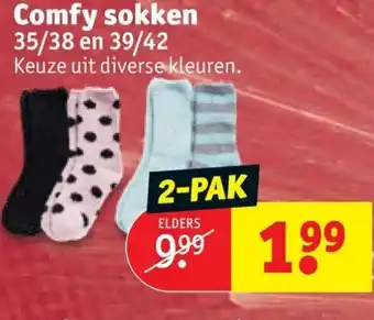 Kruidvat Comfy sokken aanbieding