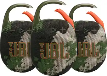 Coolblue JBL Clip 5 Squad 3-pack aanbieding
