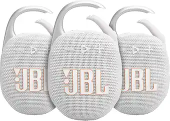 Coolblue JBL Clip 5 Wit 3-pack aanbieding
