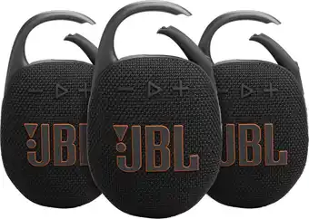 Coolblue JBL Clip 5 Zwart 3-pack aanbieding