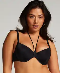 Hunkemoller Hunkemöller Voorgevormde beugel bikinitop Luxe Zwart aanbieding