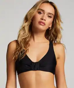 Hunkemoller Hunkemöller Niet-voorgevormde beugel bikinitop Luxe Zwart aanbieding