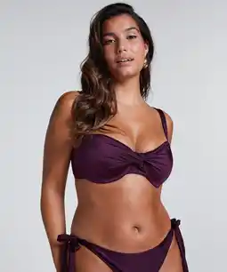 Hunkemoller Hunkemöller Bikini top Costa Paars aanbieding
