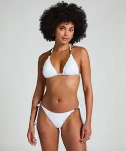 Hunkemoller Hunkemöller Bikinibroekje Seashell Wit aanbieding