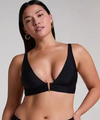 Hunkemoller Hunkemöller Triangel bikinitop Luna Zwart aanbieding