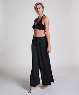 Hunkemoller Hunkemöller Satijnen strandbroek Zwart aanbieding