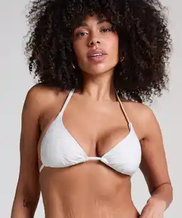 Hunkemoller Hunkemöller Triangel bikinitop Giselle Wit aanbieding