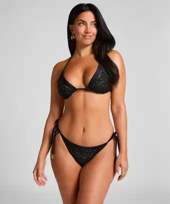 Hunkemoller Hunkemöller Cheeky bikinibroekje Boho Zwart aanbieding