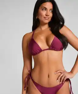Hunkemoller Hunkemöller Triangel bikinitop Marrakech Rood aanbieding