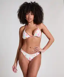 Hunkemoller Hunkemöller Hoog uitgesneden Bikinibroekje Madeira Roze aanbieding