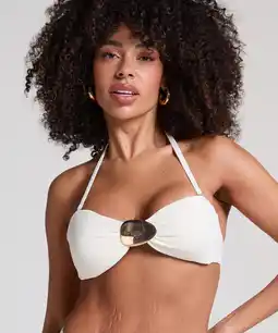 Hunkemoller Hunkemöller Bandeau bikinitop Cabo Wit aanbieding