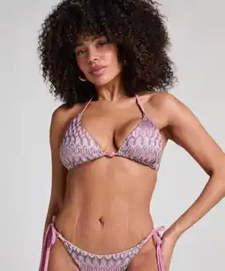 Hunkemoller Hunkemöller Triangel bikinitop Cali Roze aanbieding